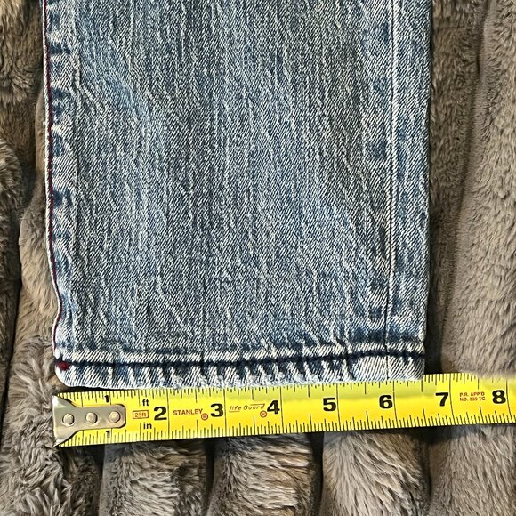 True Religion Rocco Relaxed Skinny Big T Men's Size 38 x 31 Medium Wash Jeans - Picture 13 of 15